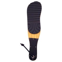 Rouge - drvena špatula s otiskom stopala (crna)