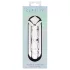 Clarity - stakleni dildo s ručkom u obliku srca - proziran