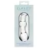 Clarity Utopian Mystique - rebrasti stakleni analni dildo (prozirni)