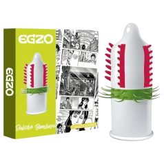   Egzo Dulche Bombero - stimulirajući kondom s bodljicama - 1 komad