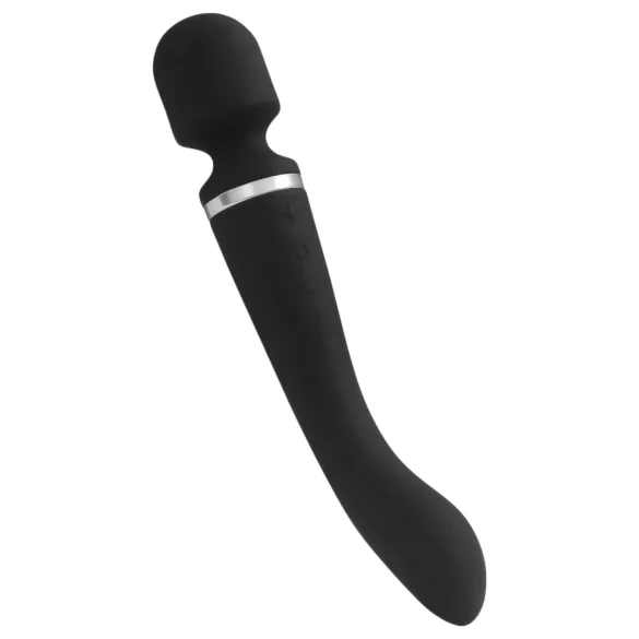 Lonely Lodi - vibrator i masažer 2u1 - crni - punjivi