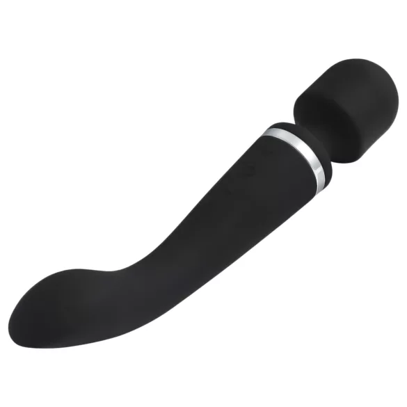 Lonely Lodi - vibrator i masažer 2u1 - crni - punjivi
