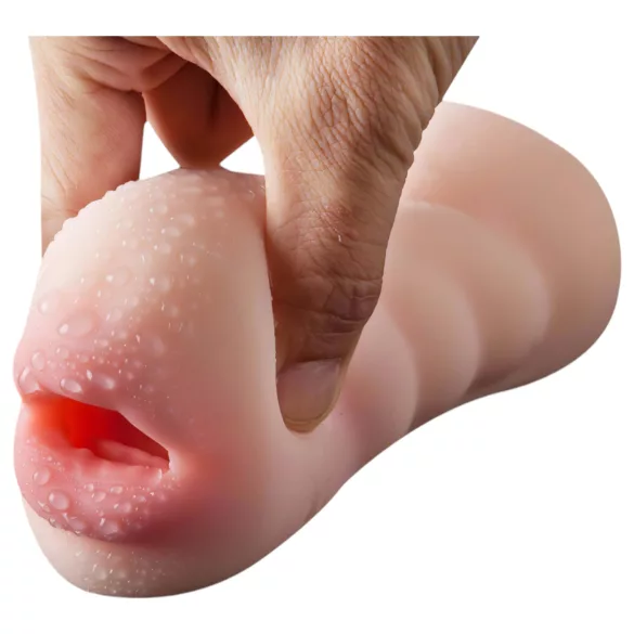Lonely - masturbator 2u1 - umjetna vagina i usta - prirodna boja