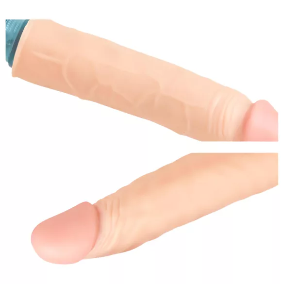 Lonely Max - realistični vibrator - 17 cm - natur