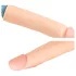Lonely Max - realistični vibrator - 17 cm - natur