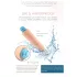 Lonely Max - realistični vibrator - 17 cm - natur