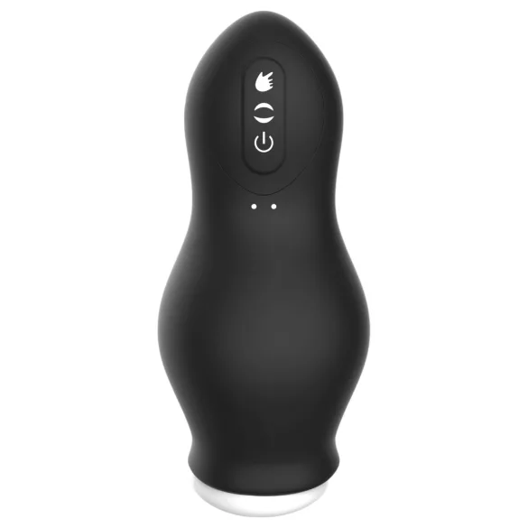 Lonely My-Dragon - masturbator za muškarce s vakuumom i vibracijom - crni