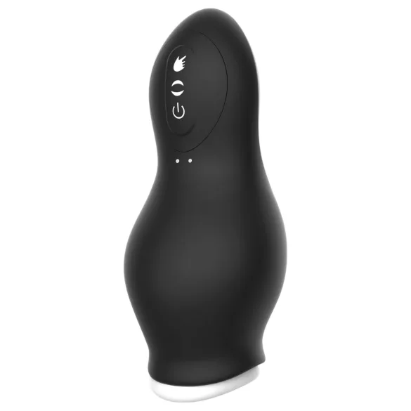 Lonely My-Dragon - masturbator za muškarce s vakuumom i vibracijom - crni