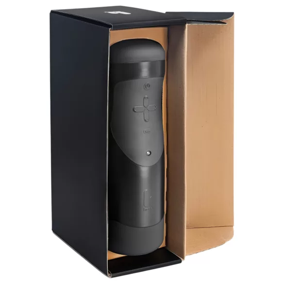 The Handy 1.1 - muški masturbator na mrežni pogon s VR opcijom - crni