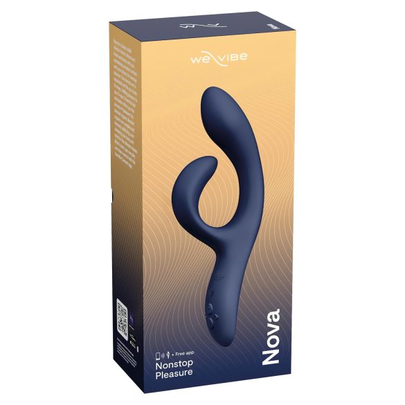 We-Vibe Nova 2 - punjivi, pametni vibrator s klitoralnim nastavkom (plavi)