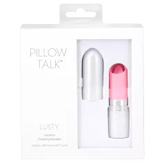   Pillow Talk Lusty - vibrator s jezikom na baterije - ružičasti