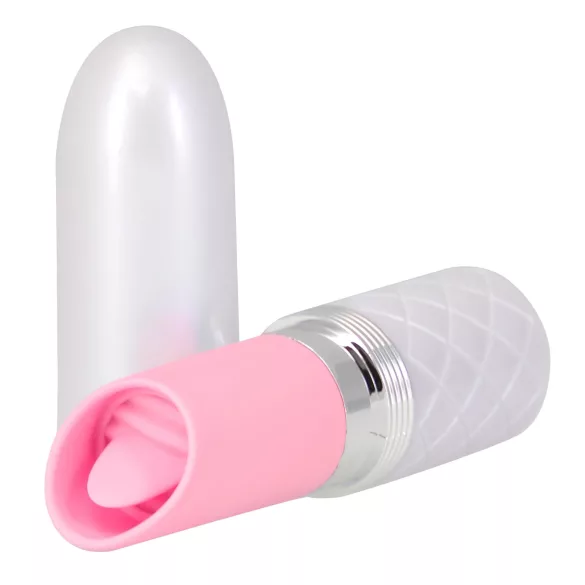 Pillow Talk Lusty - vibrator s jezikom na baterije - ružičasti