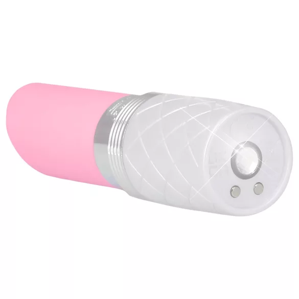 Pillow Talk Lusty - vibrator s jezikom na baterije - ružičasti
