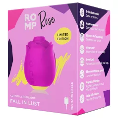   ROMP Rose - vibrator za klitoris s valovima zraka - silikon - roza