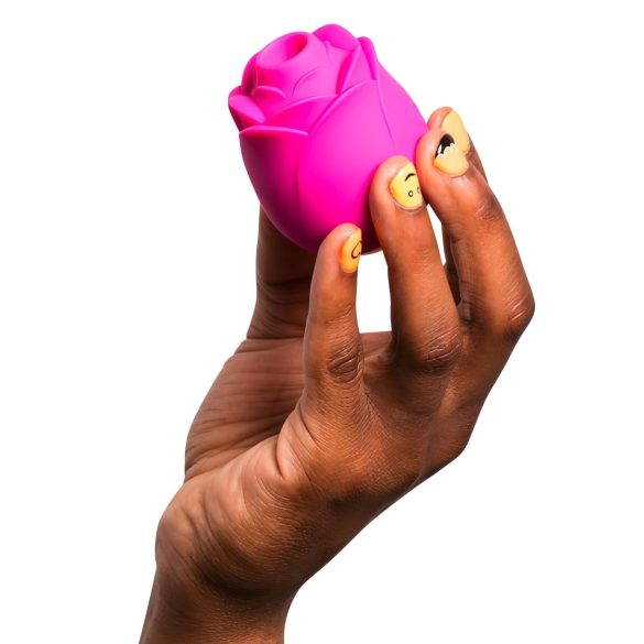 ROMP Rose - vibrator za klitoris s valovima zraka - silikon - roza