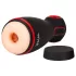 WYNE 06 - masturbator s vibracijom i vakuumom - crni - punjivi