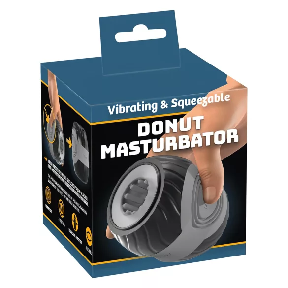 You2Toys - masturbator s 2 motora - siva