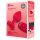 b-vibe srce - bežični analni vibrator s punjenjem (crveni)