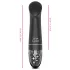 mystim - E-stim G-točka vibrator - elektro stimulacija - crni