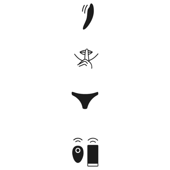 We-Vibe Moxie+ - vibrator za klitoris s aplikacijom i daljinskim upravljačem (crni)