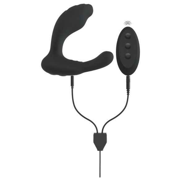 Smile - vibrator za G točku i P točku - crna