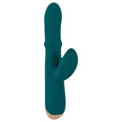   You2Toys - prstenasti vibrator Thumping Rabbit - tirkizna boja