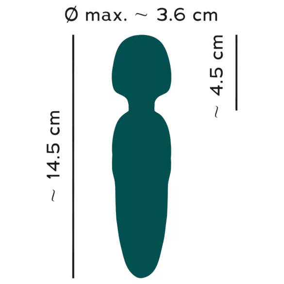 You2Toys Petite - masažer vibrator na baterije - zeleni