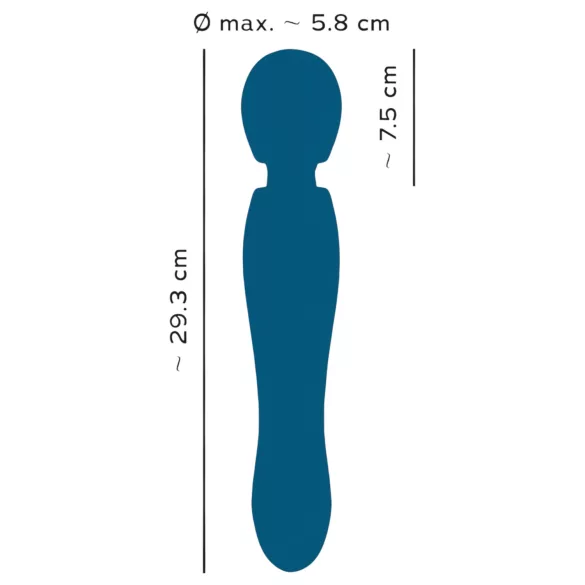 You2Toys Grande - masažer vibrator na baterije - plavi