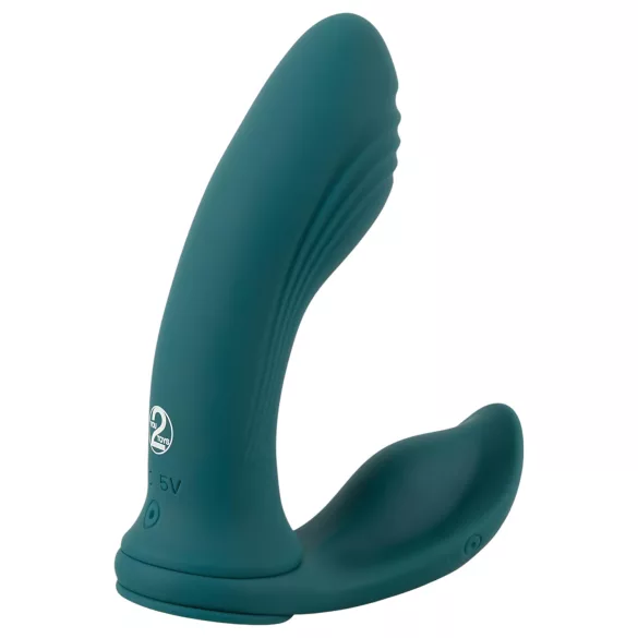 Couples Choice - vibrator za parove 3u1 - podesiv - tirkiz