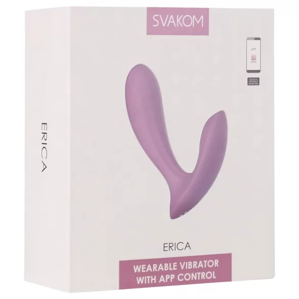 Svakom Erica - nosivi vibrator za žene - silikon ružičasti