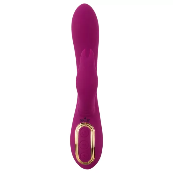 Javida - 3u1 vibrator s perlicama i rotacijom (ljubičasti)