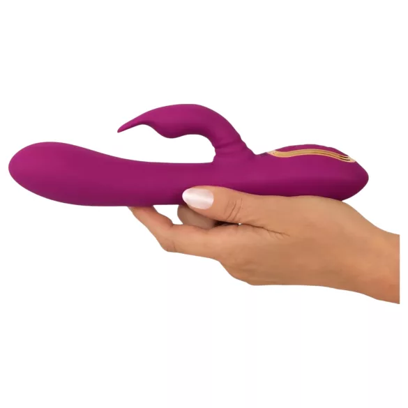 Javida - 3u1 vibrator s perlicama i rotacijom (ljubičasti)