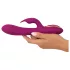 Javida - 3u1 vibrator s perlicama i rotacijom (ljubičasti)
