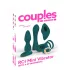 Couples Choice - 4u1 prilagodljivi vibrator na daljinsko upravljanje (tirkizni)