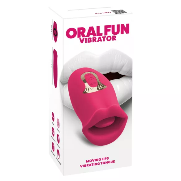 You2Toys - klitoralni vibrator s jezikom (rozi)