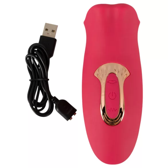 You2Toys - klitoralni vibrator s jezikom (rozi)