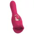 You2Toys - 2u1 vibrator s jezičkom (rozi)