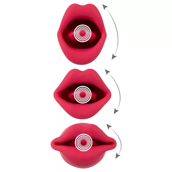 You2Toys - 2u1 vibrator s jezičkom (rozi)