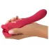 You2Toys - 2u1 vibrator s jezičkom (rozi)