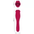 You2Toys - 2u1 vibrator s jezičkom (rozi)