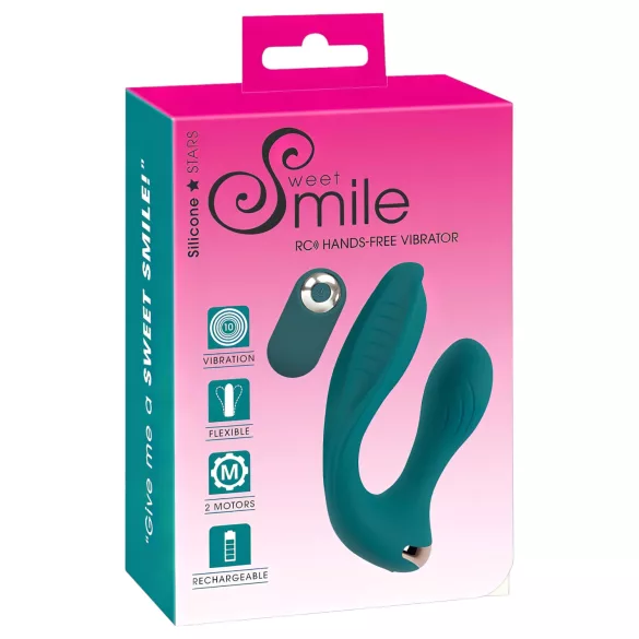Couples Choice - vibrator za parove - hands-free, nosivi - tirkiz