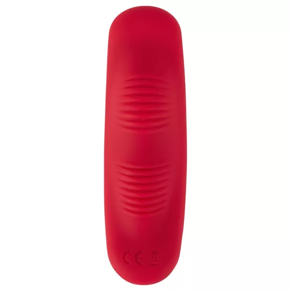 Smile - vibrator za gaćice s daljinskim upravljačem - crveni