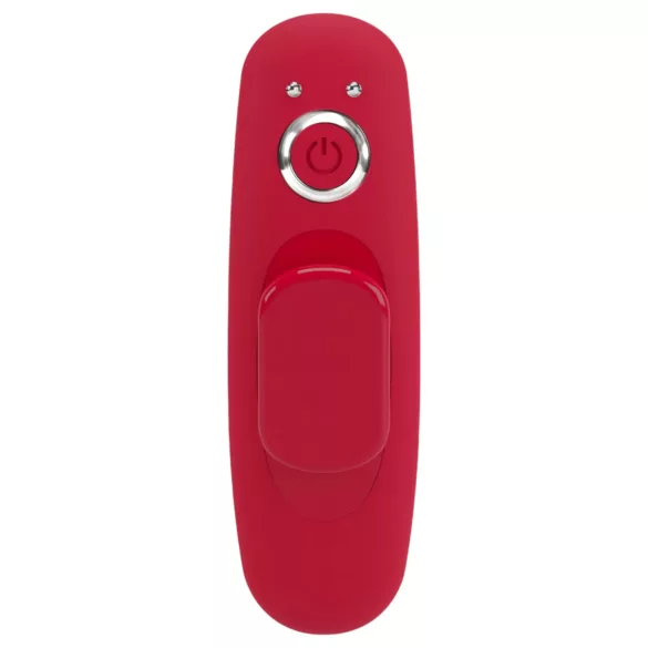 Smile - vibrator za gaćice s daljinskim upravljačem - crveni