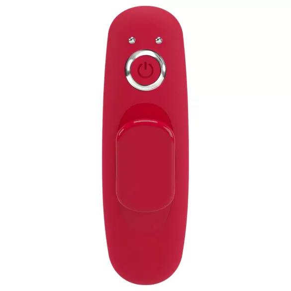 Smile - vibrator za gaćice s daljinskim upravljačem - crveni