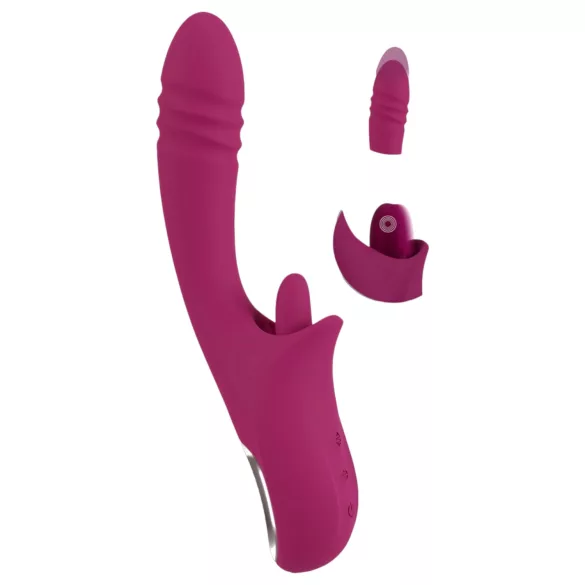 Javida - Vibrator s jezikom i pokretima - ljubičasti