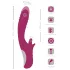 Javida - Vibrator s jezikom i pokretima - ljubičasti