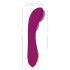 Javida - Dvostruki pumpajući vibrator (ljubičasti)