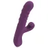 Javida - vibrator zajačić 3u1 - silikon - ljubičasta