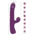Javida - vibrator zajačić 3u1 - silikon - ljubičasta