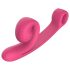 Snail Vibe Curve - vibrator za klitoris i penetraciju - 2u1 - rozi